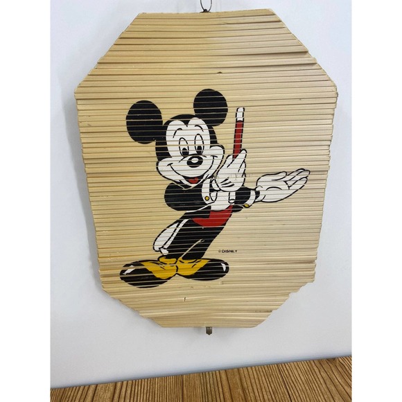 Disney Mickey Mouse Wind Spinner  Decoration Bamboo  Rotating Spinner - Picture 1 of 4